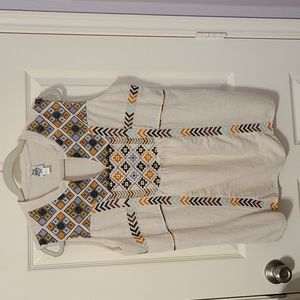 Sleeveless embroidered Ivy Jane too